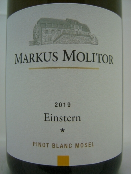 Weingut Markus Molitor Einstern * Pinot Blanc 2019 trocken QbA Mosel, Weißwein 0,75l